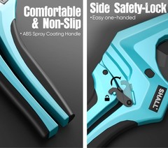 Versatile High-Performance Pipe Cutter for PVC, PEX &ndash; Cuts 2-1/2&rdquo; Efficiently