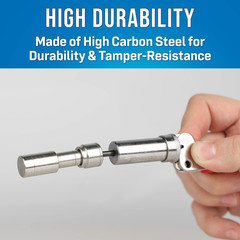 TTBW-158 Steel Barrel Fastener Plunger Tool for Water Utility Fasteners with 0.1