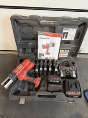 RIDGID RP 340 18V ProPress Press Tool Kit for copper pipe. w/ Jaws 1/2-2&rdquo; 350