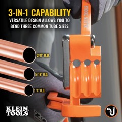Klein Tools 51006 3-in-1 Tubing Bender