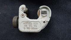 2 RIDGID PIPE, TUBING CUTTERS, NO. 205 & NO. 103
