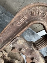 Vintage MARK MFG Co Chicago No. 3 Pipe Vise As Is