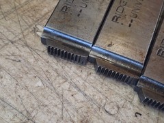Ridgid 811A Quick-Opening Die Head 300 535 1822 Pipe Threader Dies 1/2&Prime;-3/4&Prime;