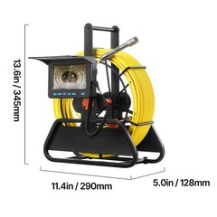 Uimoso 98 ft / 30 m Sewer Camera Pipe Inspection Camera w/ 4.3&Prime; HD Screen