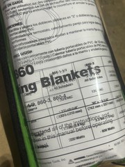 Greenlee 860-1-1/2 1/2&Prime; &ndash; 1-1/2&Prime; PVC Bending Heating Blanket, 120 VAC 200 Watt