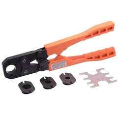 SharkBite 3/8 Inch PEX Crimp in. Tool Multi-Head Kit, Copper