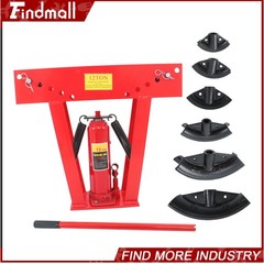 Findmall 12T W/ 6 Dies Copper Exhaust Pipe Bender Manual Hydraulic Tubing Bender