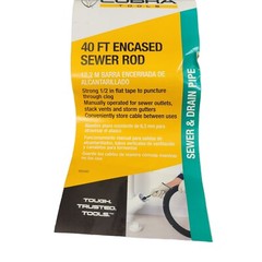 Cobra Products 95040 1/2-Inch-by-40-Foot Encased Sewer Rod