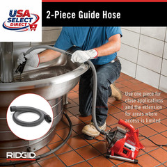 Powerclear 120V Drain Cleaning Machine Kit with AUTOFEED & Guide Hose