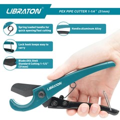 Libraton Pex Cutter 31mm Pex Pipe Cutte PEX Tube Cutter 1.2Inch PEX Pipe Cutting