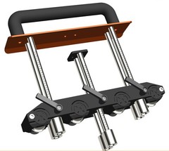 Three-Station Edge Roller Bender for bending metal roofing materials 0-90&deg;, shee