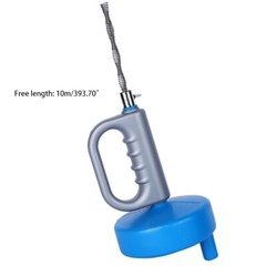 Blue Hand Crank Flexible Sink Snake Pipe Snake Drain Clog Remover for Bathroom