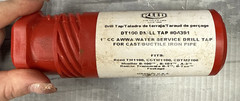 Reed Mfg 04391 DT100 1&rdquo; CC AWWA Drill Tap for Cast/Ductile Iron Pipe