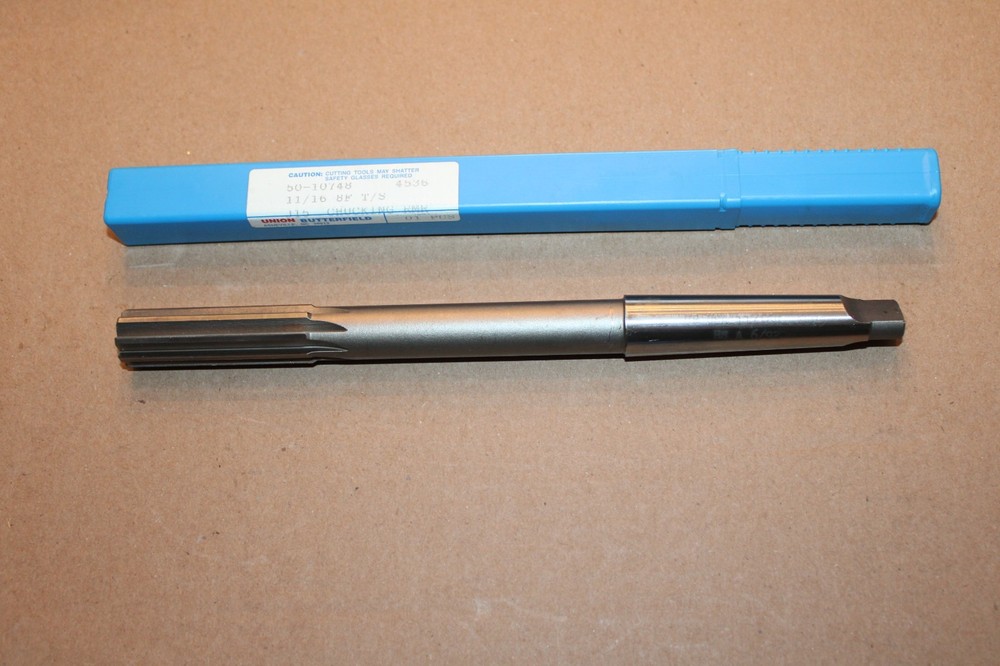 UNION BUTTERFIELD 5010748 11/16 8F TS 115 CHUCK REAMER &ndash; 9&Prime; LONG &ndash; NEW