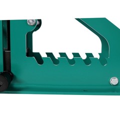 Manual Tube Roller Bender Pipe Rolling Machine for Round Square Tube Green