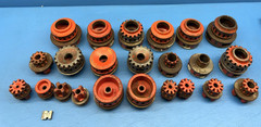 LOT &ndash; RIDGID Pipe Threader Die Head Assortment Ratcheting Pipe Threader & Reamer