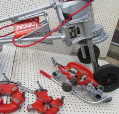 RIDGID 300 T2 PIPE THREADER MACHINE one 811 one 515 head Transporter refurbished