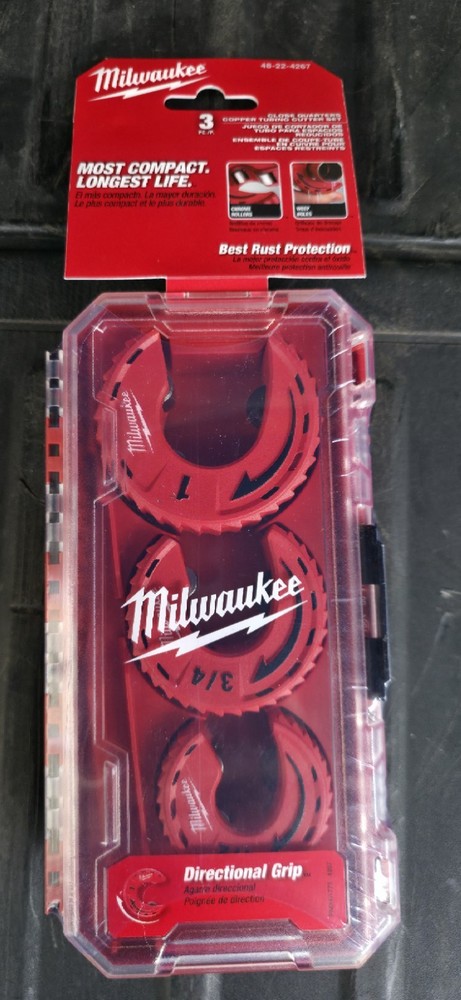 Milwaukee (48-22-4267) Close Quarters Copper Tubing Cutter Set- 3 Piece