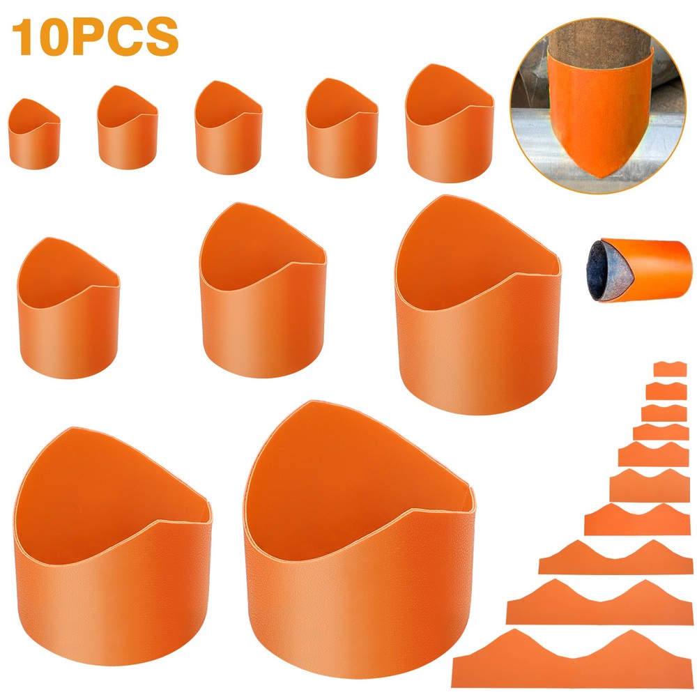 10x Pipe Saddle Template Cutting Guide 3/4&Prime;-8&Prime; for Welding Miter Cut Pipe Layout