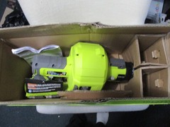 Ryobi PCL456B 18V ONE+ 25&prime; Drain Auger Green Black Cordless Lightweight Preowned