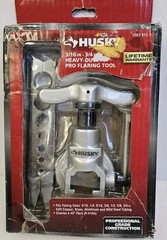 Husky 1003915700 Heavy-Duty Pro Flaring Tool Set 3/16&ndash;3/4 in &ndash; New, Damaged Box