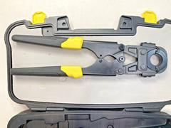 Apollo PEX Crimp Tool Kit w/ Case Cutter Go No-Go Gauge Multi Size Set NEW