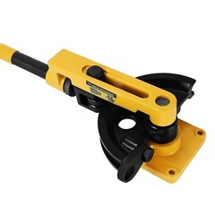 Pipe Tube Bender 3/8 to 1 Inch 10-25mm Manual Tube Bender w/ 7 Dies Tubing Metal