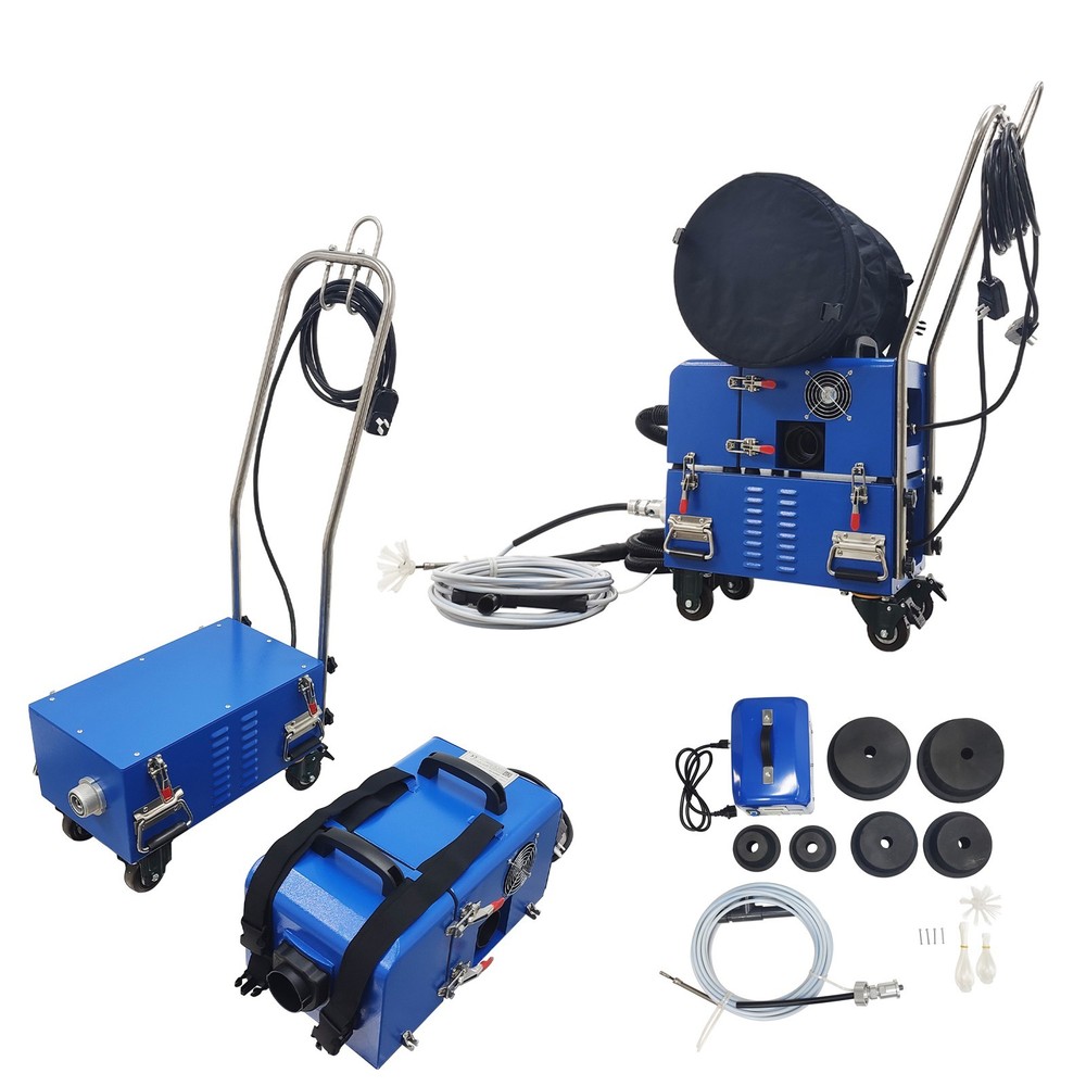Fresh Ventilation Duct Cleaning Machine Sweeping and Suction Unit for 50-200mm