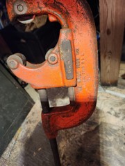 Rigid No. 4-S heavy duty 2&Prime;-4&Prime; Pipe Cutter 3 wheel NICE