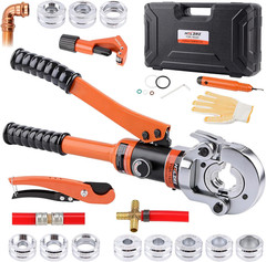 Pro Press Copper 11 Dies Set with for 1/2&Prime; 3/4&Prime; 1&Prime; Copper Pipe and F877 PEX Crim