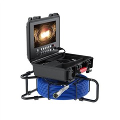 9&rdquo; 50M HD DVR Sewer Camera Pipe Inspection Camera 23mm Video Cam Meter Counter