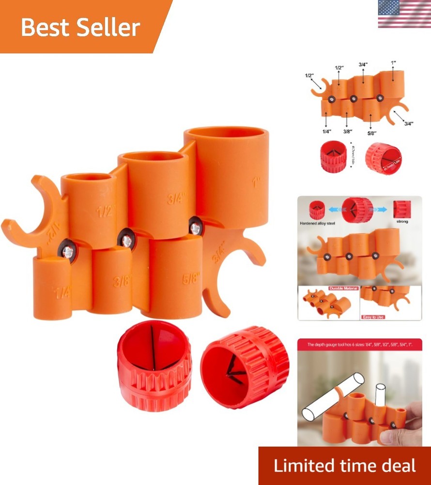 Versatile Pipe Measurement & Deburring Tools &ndash; Perfect for DIY and Professionals
