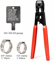 High-Quality PEX Crimping Tool with Stainless Steel Handle and Calibration Gauge