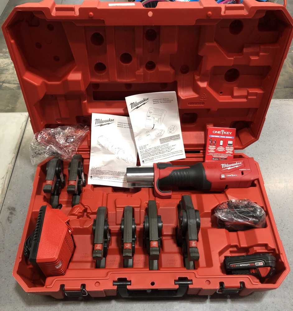 Milwaukee Tools 2922-22 ForceLogic M18 Press Tool with One-Key Kit