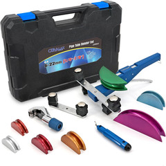 CARVALAX Blue Pipe Tube Bender Set, No Reverse, for 1/4&rdquo; to 7/8&rdquo; O.D | Lite