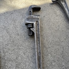 Vtg Reed Mfg ARW24 Heavy Duty Aluminum Straight Handle 24&Prime; Pipe Wrench