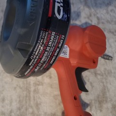RIDGID 80168 EZ Spin&trade; Drain Snake for Tubs, Showers, and Sinks, Drain Cleaner