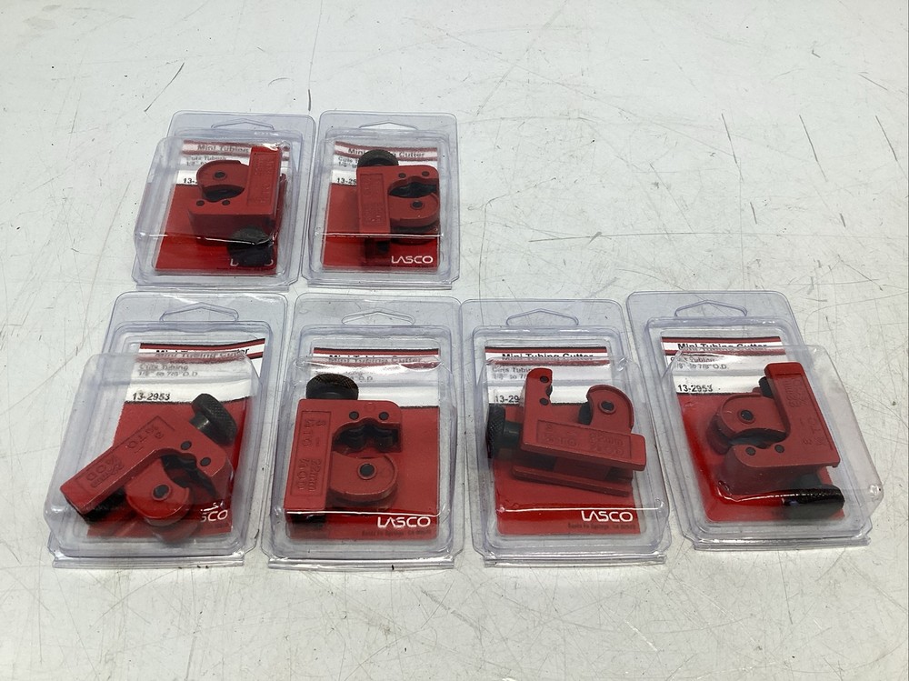 Mini Tubing Cutters Larsen Supply 13 2953 7/8 Inch 6 Pack bl0725