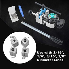 Brake Line Flaring Tool Kit for 45 and 37 Degree Single, Double and Bubble Fl&hellip;