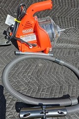 RIDGID PowerClear Drain Cleaning Machine &ndash; Red/Black