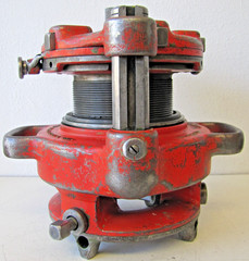 Ridgid 141 Receding Geared Pipe Threader 2-1/2&Prime; to 4&Prime; Jam Proof w/ Extras