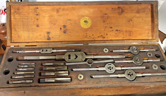 Antique Tool Set Die Set Wells Bros. Co. Little Giant 67 1/2 Oversized 27 pieces