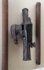 Antique Ashcroft Pipe Threader No. 2 w/ 1.5&rdquo; Die and (2) 18&rdquo; Handles Cast Iron