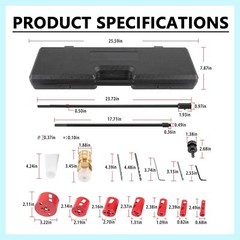 Replace for 08350 Mechanical Hot Tapping Machine Complete Kit for NPT 300 psi