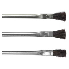 1/2 In. X 5 In. Horse Hair Bristle Acid Flux Brush (3-Pack)