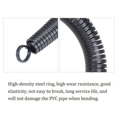 PVC Pipe Bender &ndash; [15 mm x 430 Mm] Spring Tube Bender Cold Pipe Bender Steel