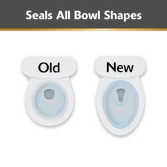 Korky BeehiveMAX Hideaway &ndash; Heavy Duty Toilet 1 Count (Pack of 1), White