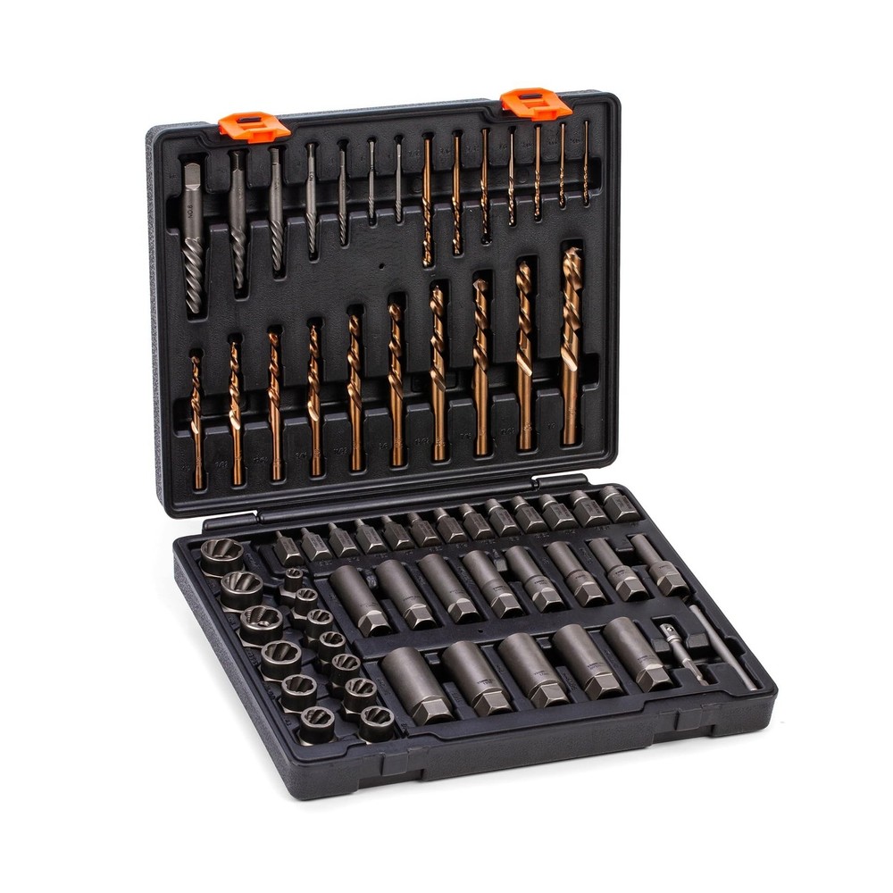 THINKWORK Broken Bolt Extractor Kit, 65-Piece Easy Out Screw Extractor Set, L&hellip;