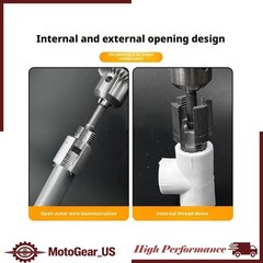 PVC Pipe Threader Kit Fit For Plastic Integrated Internal External Tool
