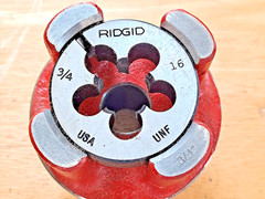 NEW RIDGID 00-RB 3/4&Prime; &ndash; 16 NF Bolt Threader Die Head Complete NOS FREE SHIPPING